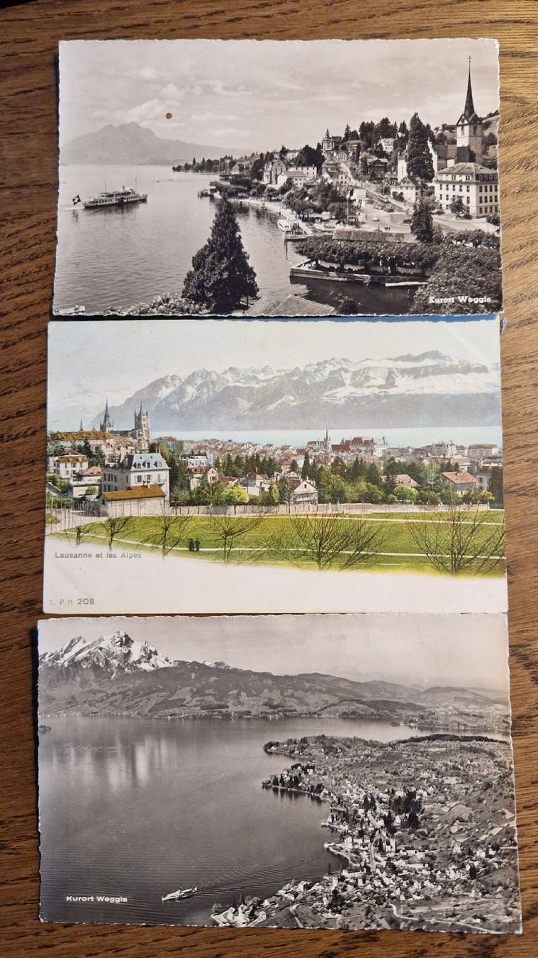 Cartoline postali: 3AK Weggis – Usato da Ebikon venduto da Donar50