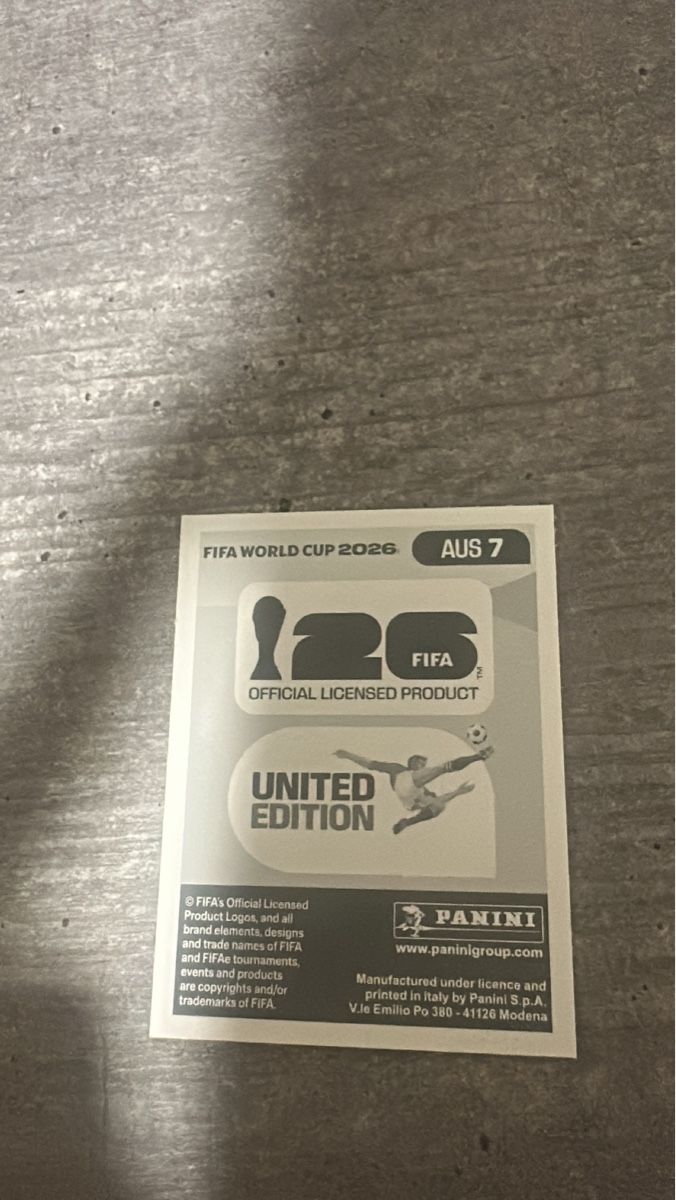 Panini Carte collezionabili: AUS 7 , FIFA WORLD CUP 2026 PANINI  – Nuovo (secondo la descrizione) da Frauenfeld venduto da 1PegPeg1 1