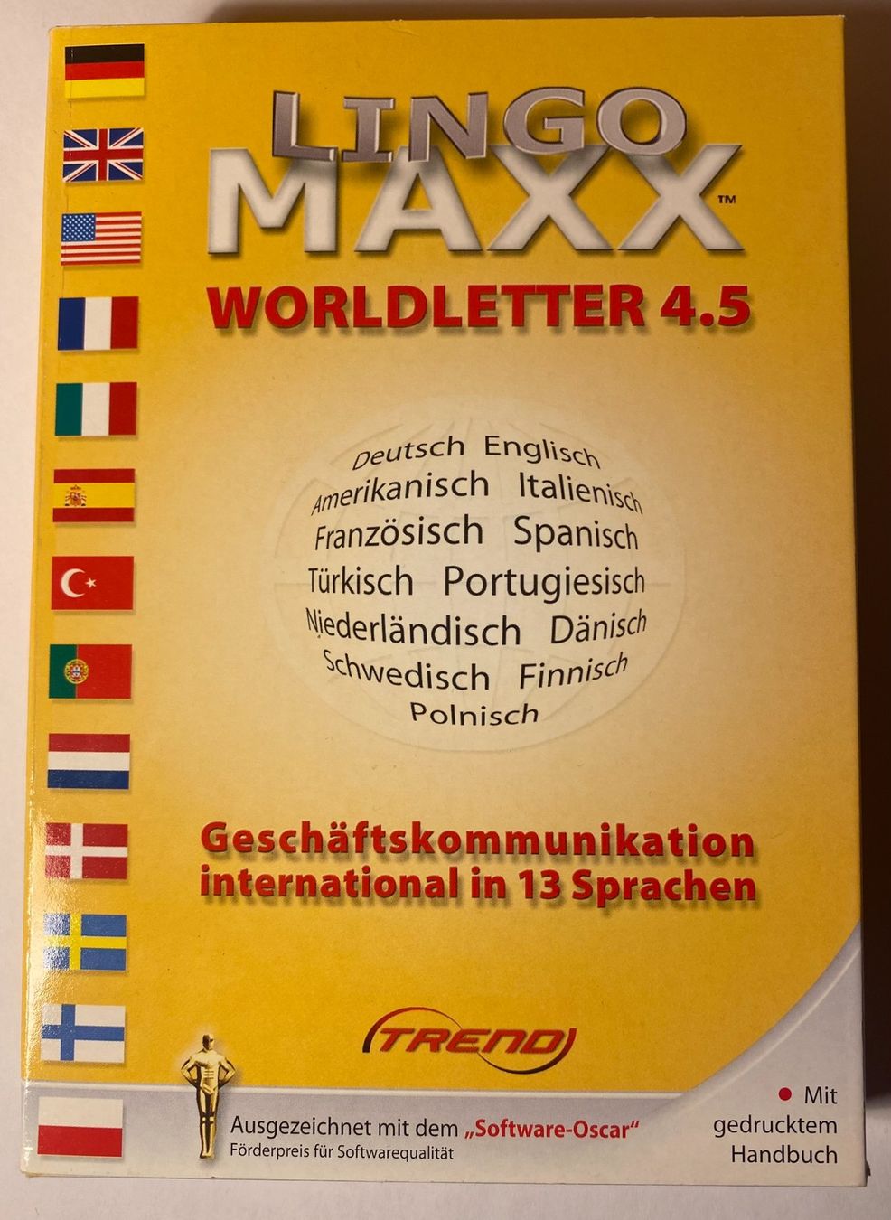 Software: LingoMAXX WORLDLETTER 4.5 – Usato da Bärau venduto da sphb.hs4ea
