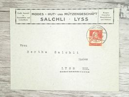 TR20 Enveloppe + Timbre Suisse 1927