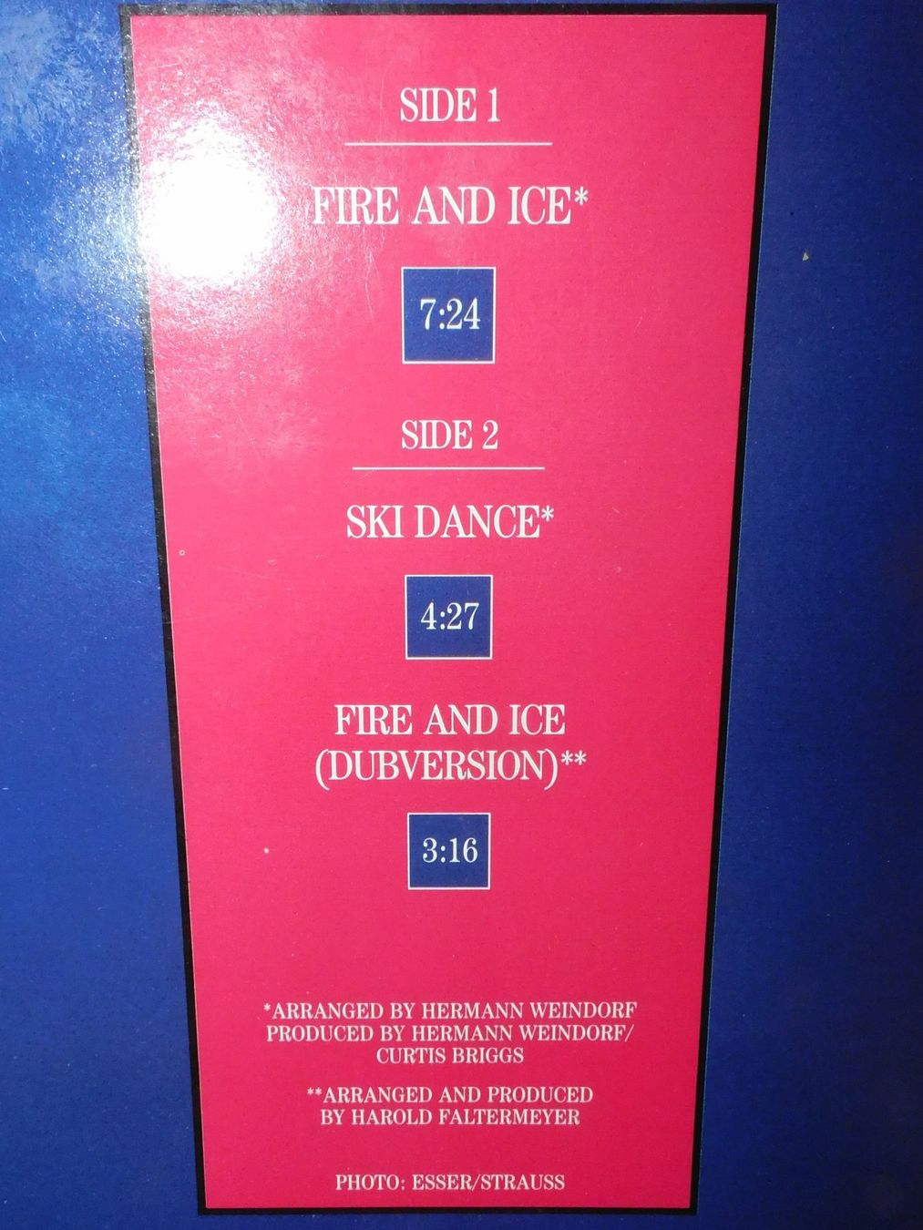 Schallplatten: Lp - Special Ski Dance Mix - Fire and Ice - 1986 - Lp – Gebraucht aus Sursee von 76 5