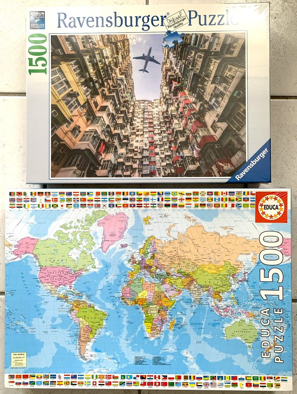 Ravensburger Puzzle: 2 Puzzles à 1500 Teile – Nuovo e nell'imballaggio originale da Pieterlen venduto da Rocko1