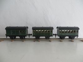Märklin Spur 0: Personen-/Gepäckwagen, 1719 und 1720, o. OVP