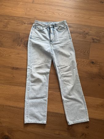 ROWE extra high straight jeans, weekday, W26 L30, good condi