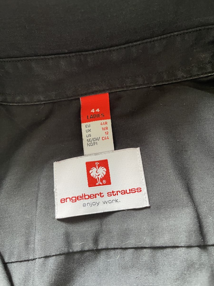 Camicette: Engelbert Strauss Bluse, Schwarz, Gr. 44, Dreiviertelarm – Nuovo (secondo la descrizione) da Ermatingen venduto da anj_9bm5 1