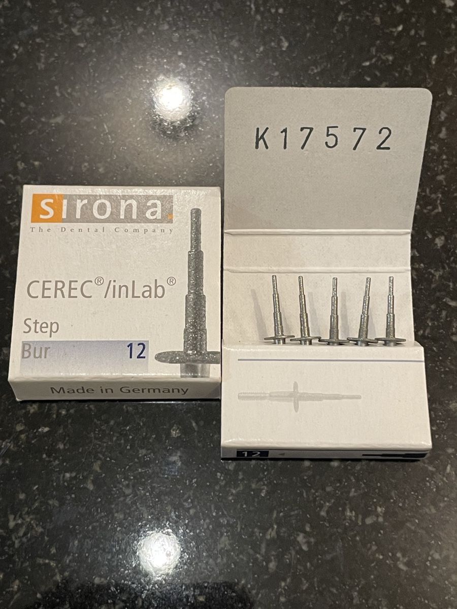 Dentsply Sirona Attrezzature mediche: Sirona Cerec / inLab Step Bur 12 – Nuovo e nell'imballaggio originale da Zürich venduto da K19