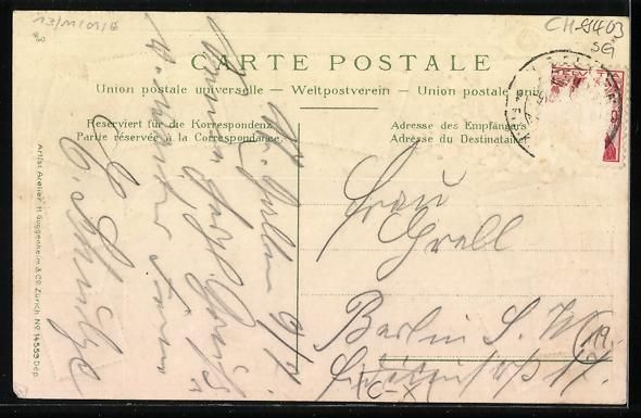 Cartoline postali: Goldach, Postgebäude mit diversen Brief – Usato da Berlin venduto da bartko-reher 1