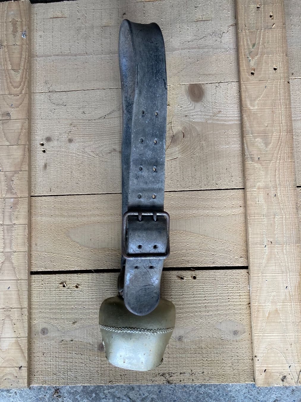Campanacci mucche: Kuhglocke mit Lederriemen – Usato da Mönchaltorf venduto da Tschibi