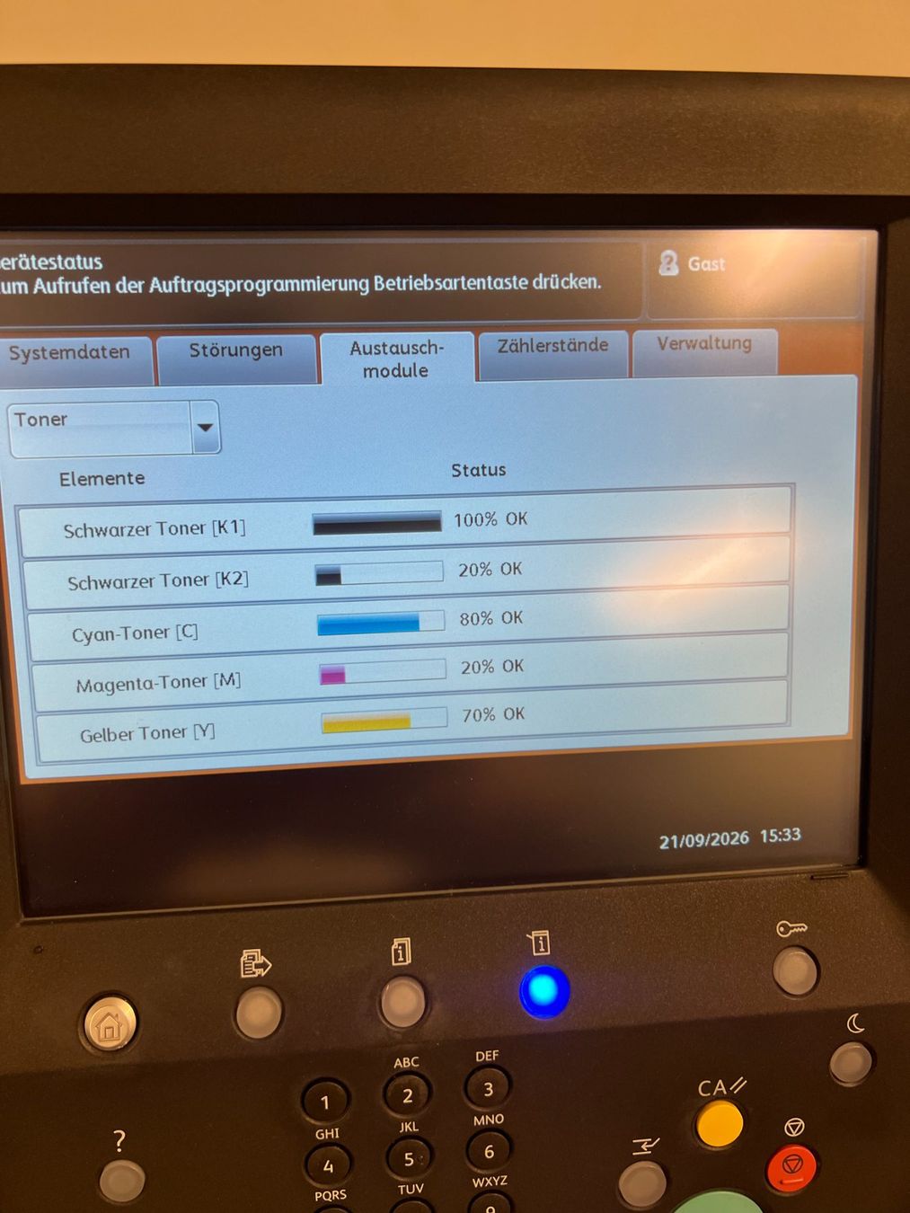 Xerox Fotocopiatrici: XEROX C60,  Ab Service – Usato da Wallisellen venduto da COMPAX-Wallisellen 6