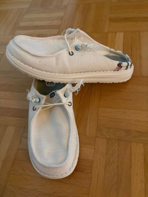 Scarpe da donna: Sommer - Schuhe, Schlüpfer "HEY DUDE" Gr. 40 – Nuovo (secondo la descrizione) da Walenstadt venduto da ricamul 4