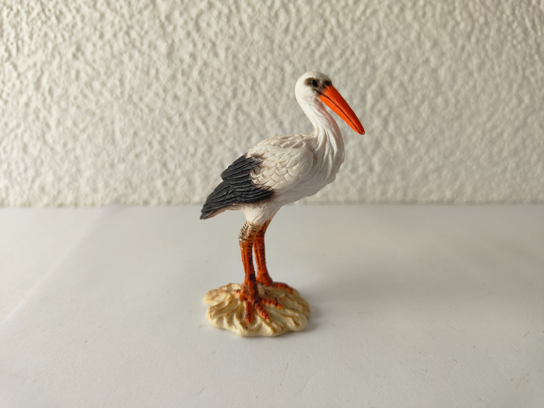 Schleich Statuette: Schleich Storch Bauernhof Waldtiere Vogel 2002 – Usato da Thalwil venduto da FigurenFreunde 1