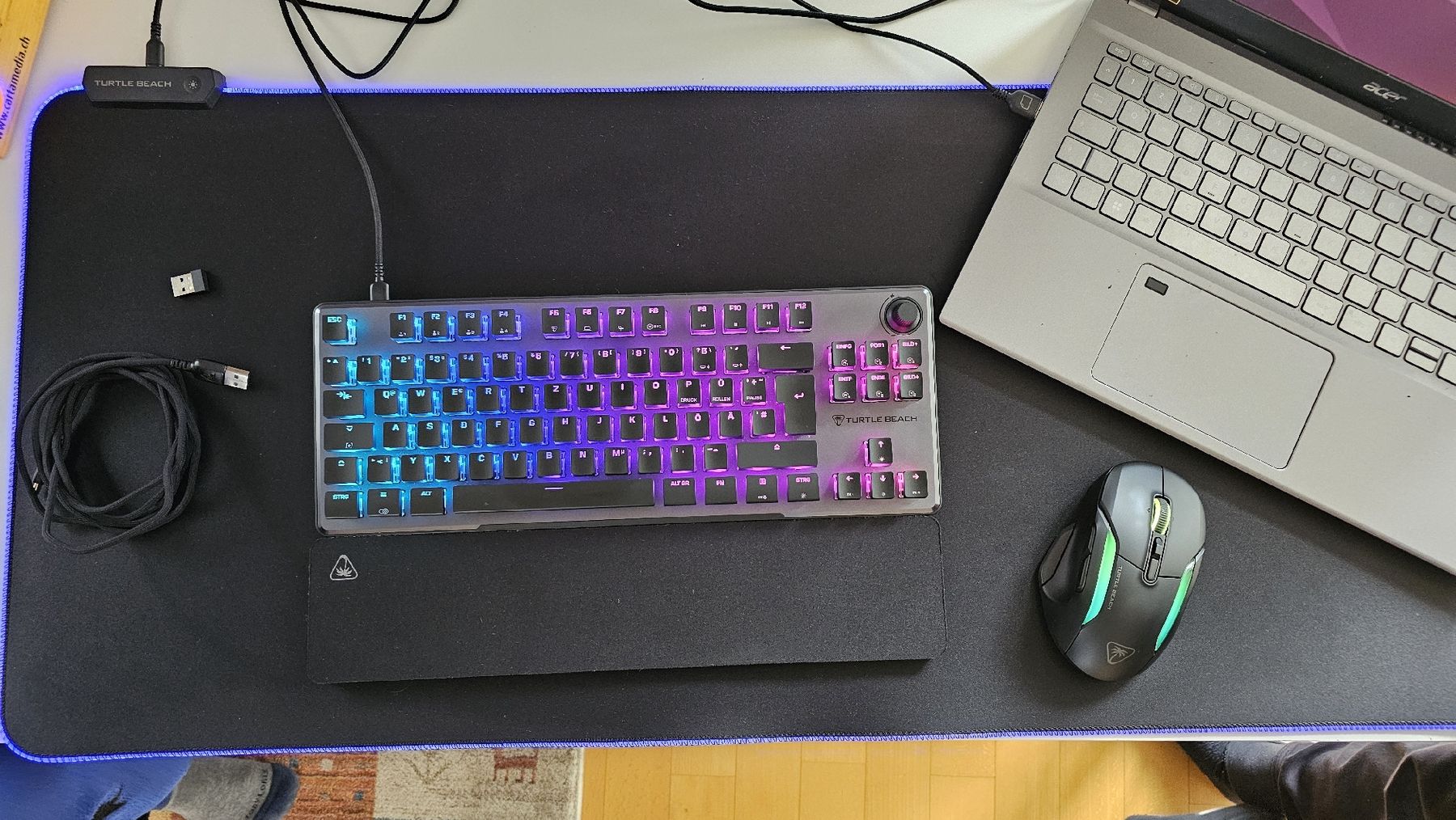 Roccat Tastiere: Turtle Beach Gaming Set: Keyboard, Mouse, Mousepad XXL – Usato da Herisau venduto da den_grs2