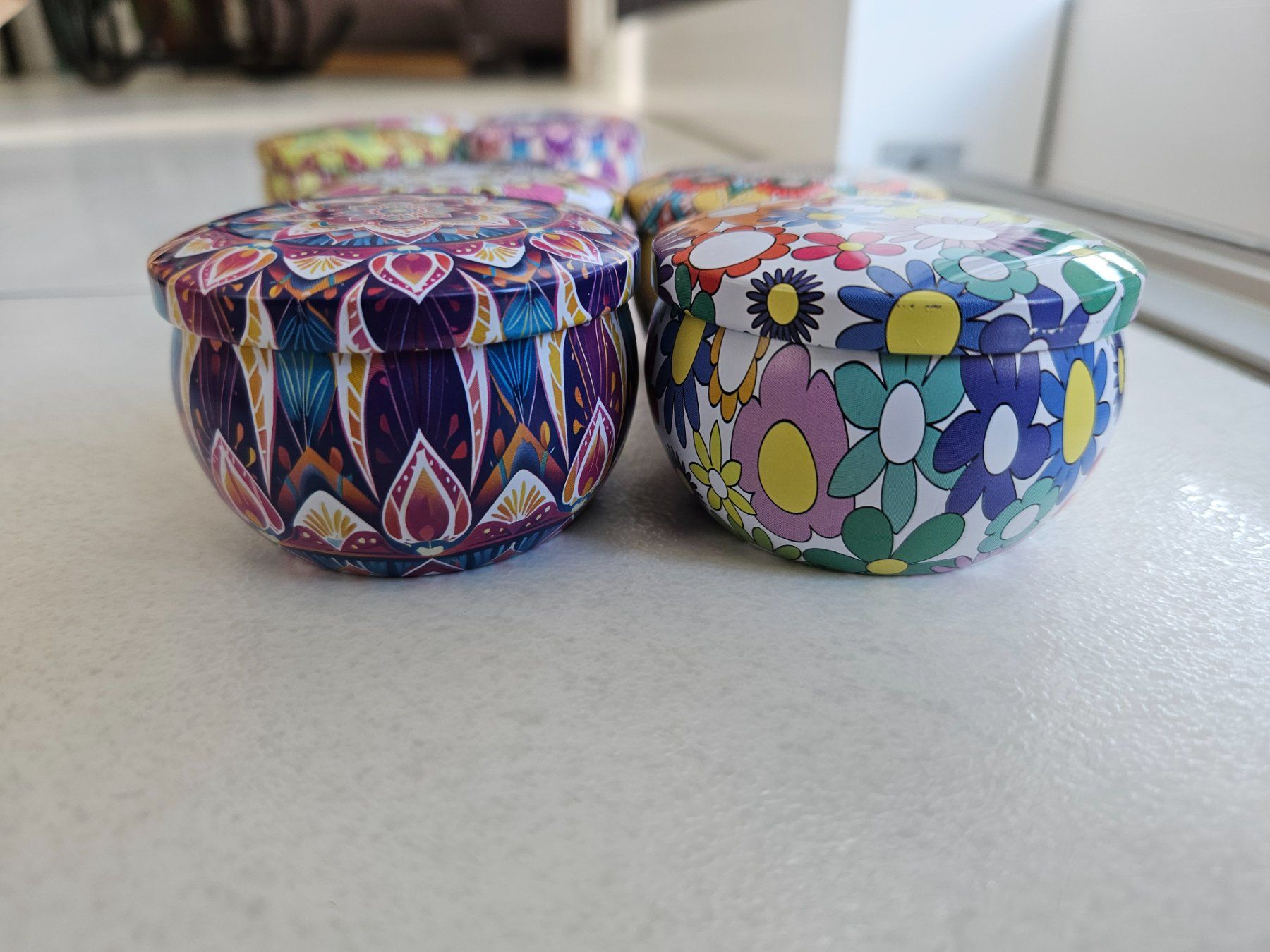 Candele: Duftkerzen Mandala 4.Stk in Dosen – Nuovo e nell'imballaggio originale da Oftringen venduto da Mrg3 1