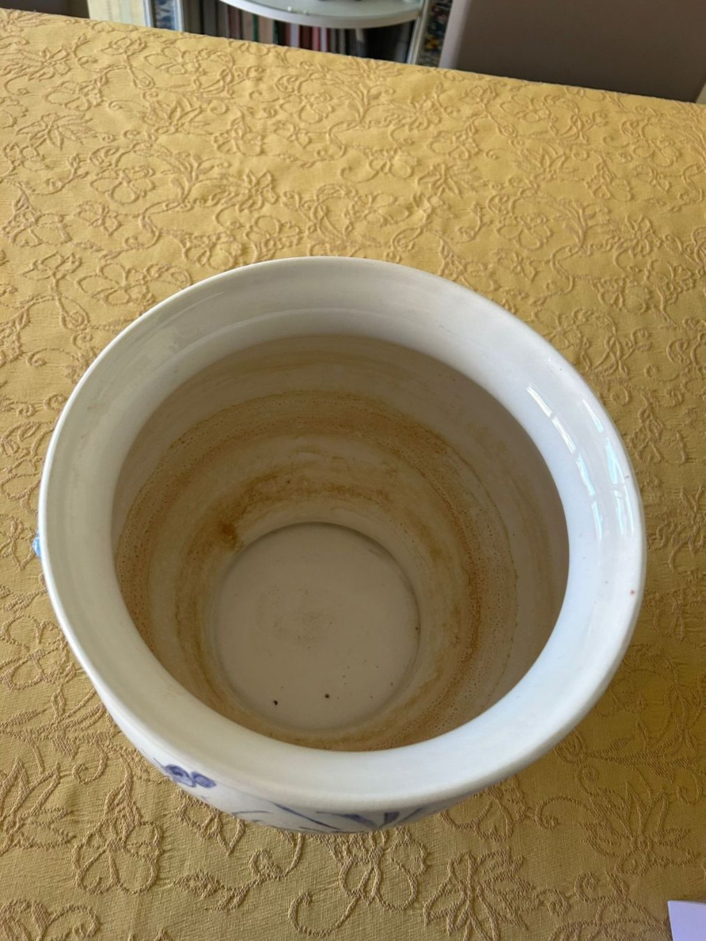 Vasi & Recipienti: Grande vaso cache pot dipinto a mano GC 99 – Usato da Melano venduto da H-Sara 6