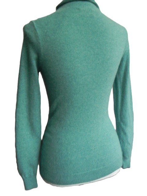 Pullover & Sweatshirts: ca Gr. 34 36 Kaschmir Pulli grünlich-hellbau Farbton s.Masse – Gebraucht aus Basel von FRAU.ZAUBER.MOND 2