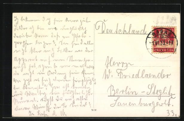 Cartoline postali: AK Pfäfers, Dorfansicht mit Kloster – Usato da Berlin venduto da bartko-reher 1