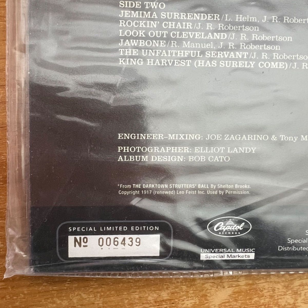 Dischi in vinile: The Band - Same / Audiophile MFSL 2013 - NEW & Sealed – Nuovo e nell'imballaggio originale da Gais venduto da soundcave57 1