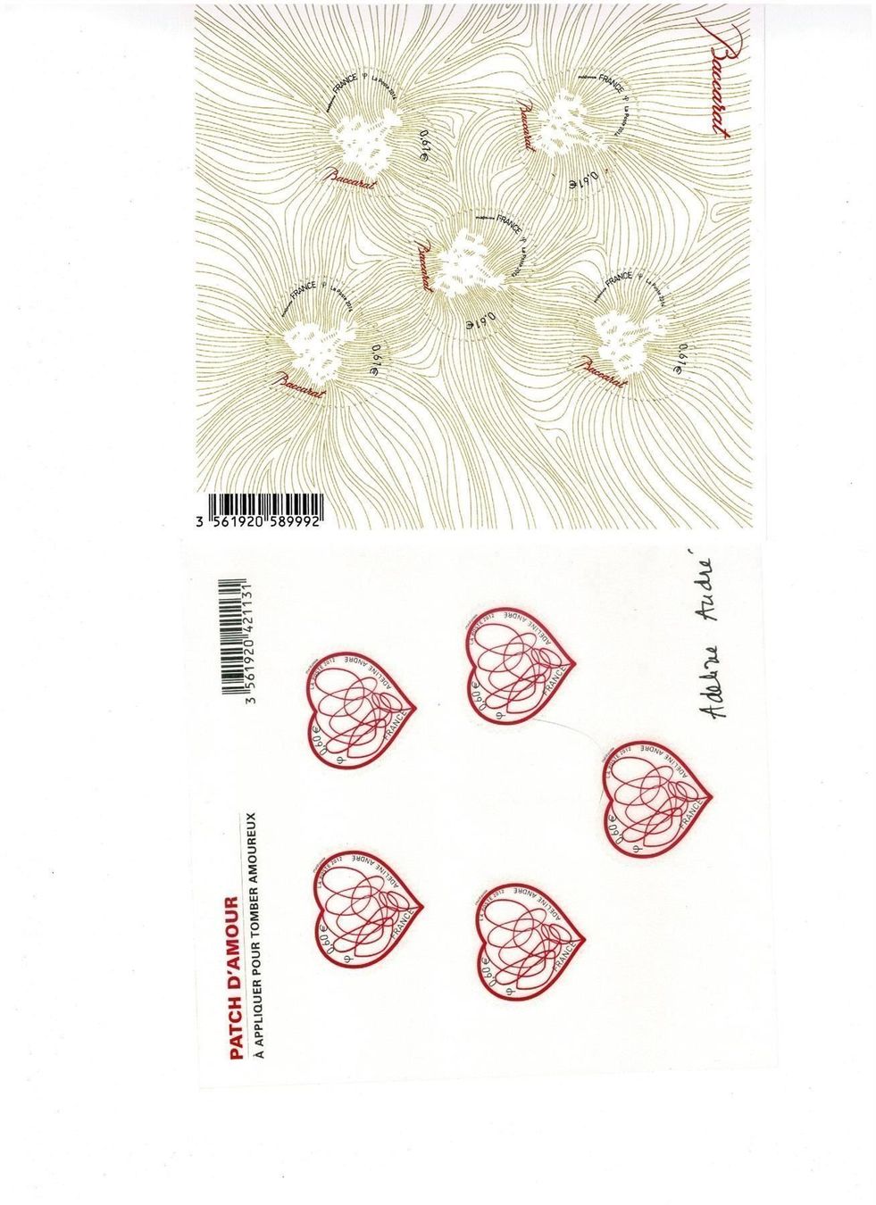 Tutti i francobolli: Baccarat & Adline André 2 KB ** – Nuovo e nell'imballaggio originale da Lausanne venduto da Whorvath
