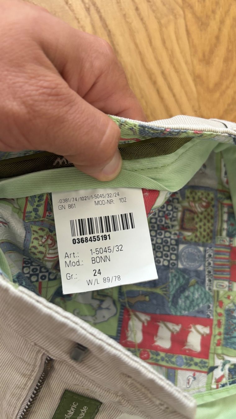 Pantaloni: MEYER Sommerhose (Chino), Gr. 24 (~32/30) – Usato da Cham venduto da Merdek123 2