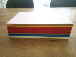 Farbiges Papier A4