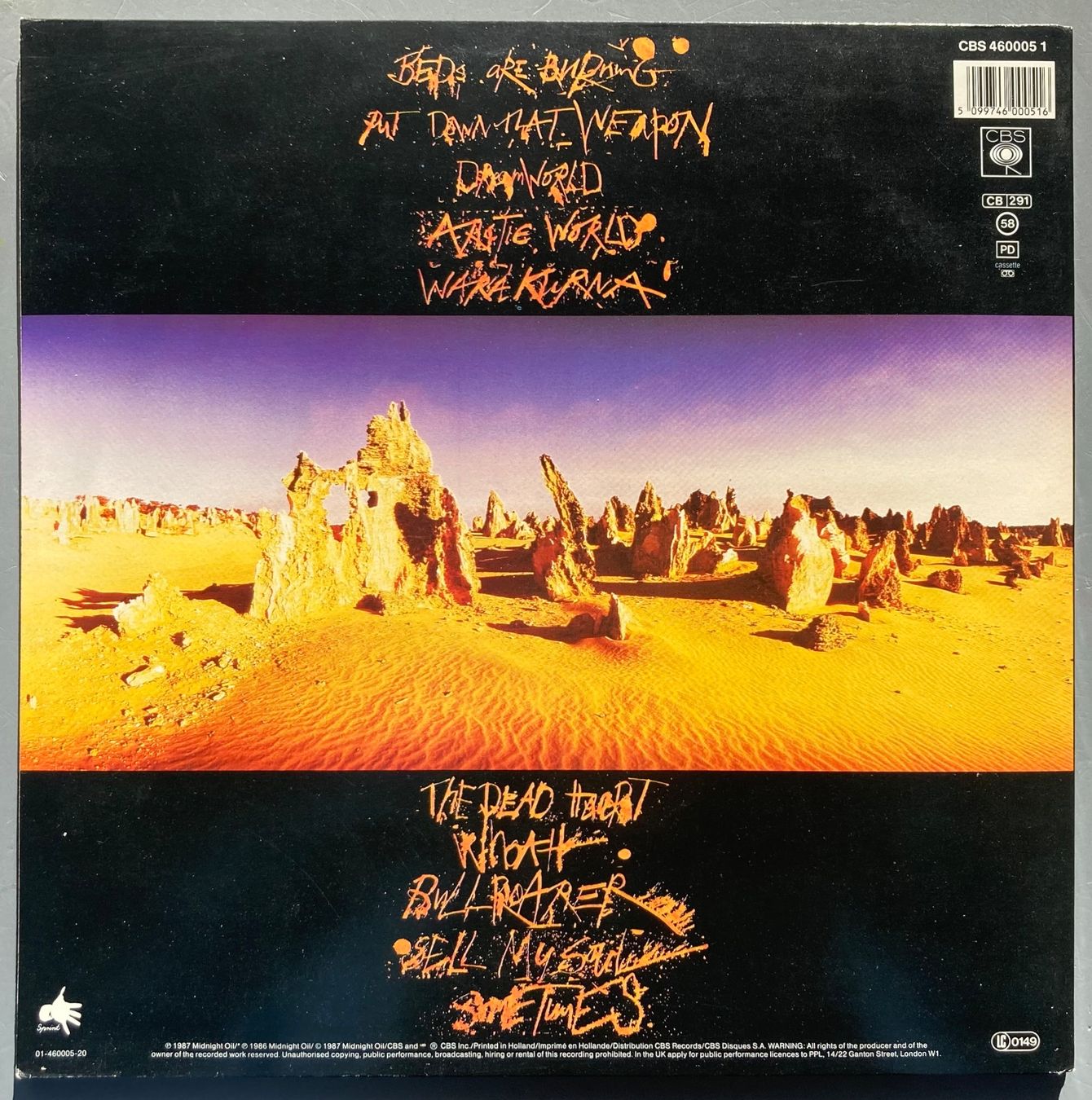 Dischi in vinile: MIDNIGHT OIL - DIESEL AND DUST – Usato da Poliez-Pittet venduto da Newtown-Records 1