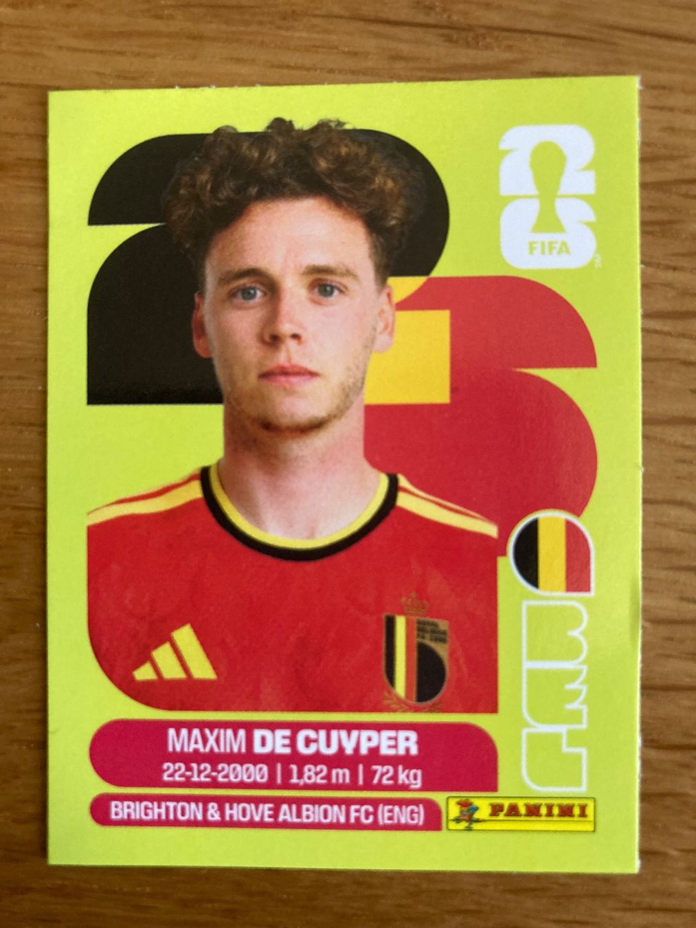 Panini Carte collezionabili: WM Sticker BEL 7 – Nuovo (secondo la descrizione) da Winterthur venduto da Whitefish