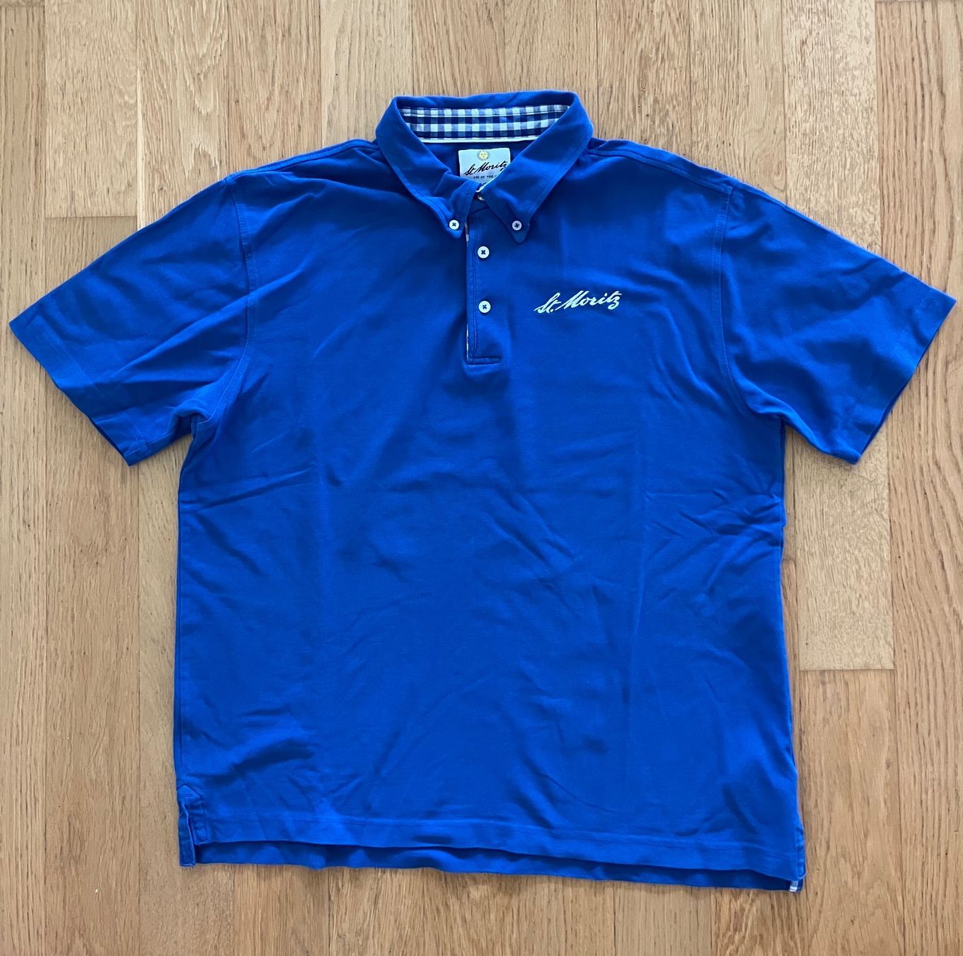 Magliette Polo: St. Moritz Poloshirt, Herren XL, Blau – Usato da Zürich venduto da Kue_Zuerich