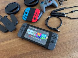 Nintendo Switch Grau - Top Zustand! Inkl. Zubehör!