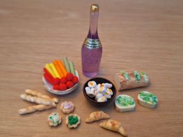 Handmade Apero Set, Chnoblibrot, Chäschüechli, Popcorn