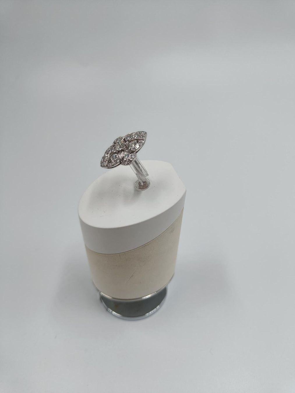 Anelli: FLORALER DIAMANTRING 925 STERLINGSILBER – Usato da Luzern venduto da EdiGem 9