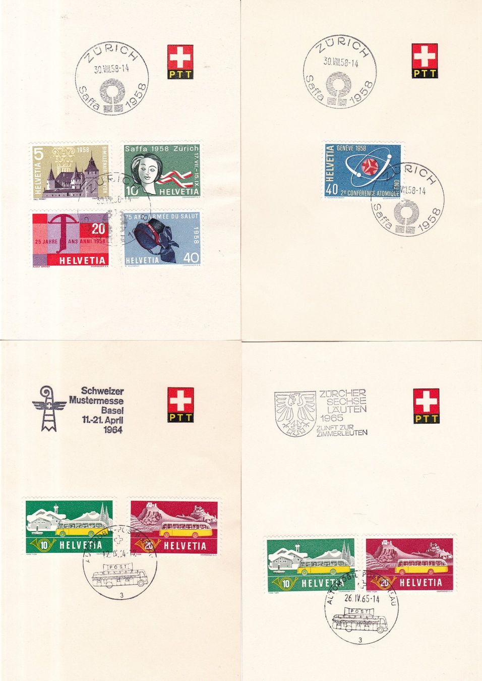 Tutti i francobolli: 40 Stk. Alte CH Briefe, Karten, FDCs etc. – Usato da Münchwilen AG venduto da Nesar 4
