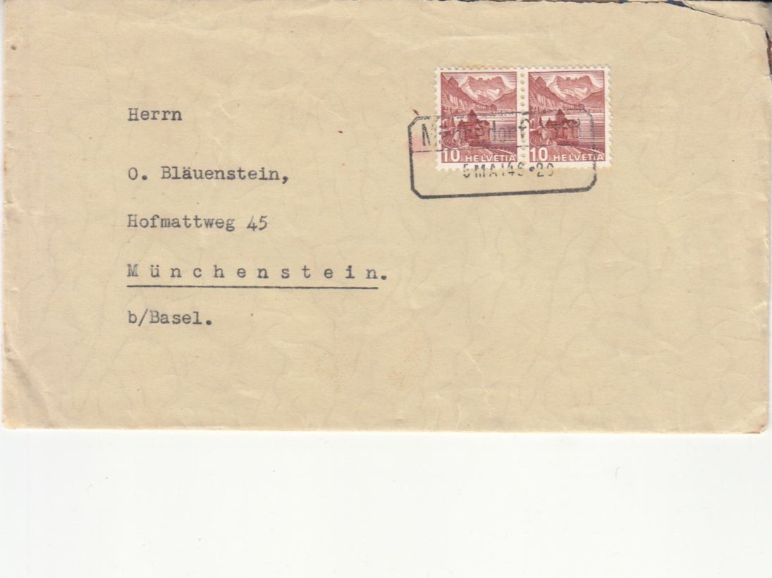 Alle Briefmarken: Bahnstempel 40er/50er Jahre 7 Briefe – Gebraucht aus Bürglen TG von StampGraf 4