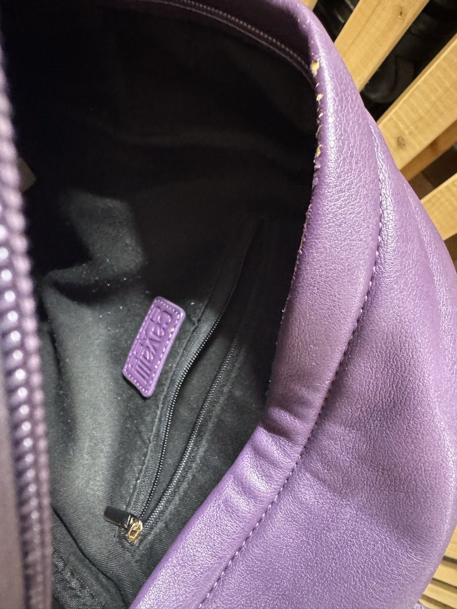 Roberto Cavalli Zaini: Cavalli Class Rucksack Lila Kunstleder – Usato da Zug venduto da zla_t2vr 7