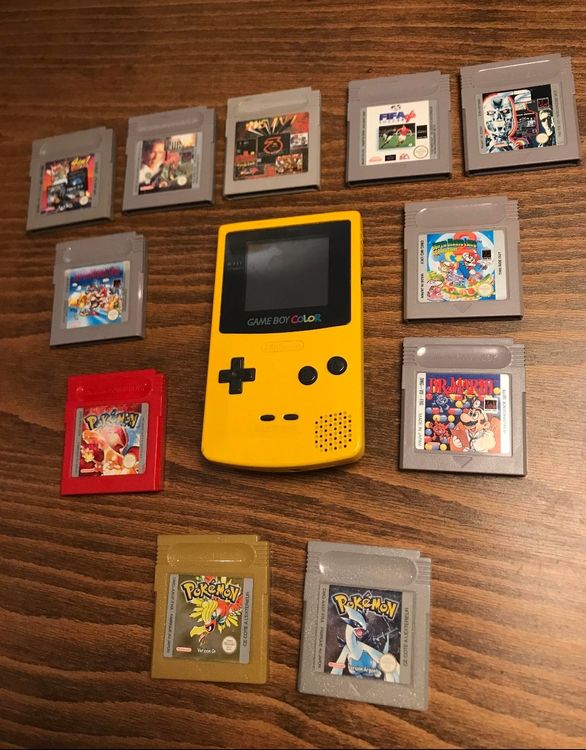 Nintendo Gameboy Color avec 11 jeux incl. Mario et Pokemon | Kaufen auf ...
