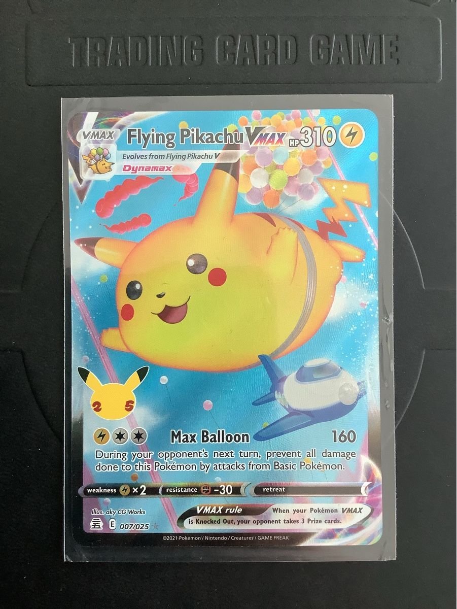 Pokémon Carte collezionabili: Fliegendes Pikachu VMAX – Nuovo (secondo la descrizione) da Koppigen venduto da rwnr