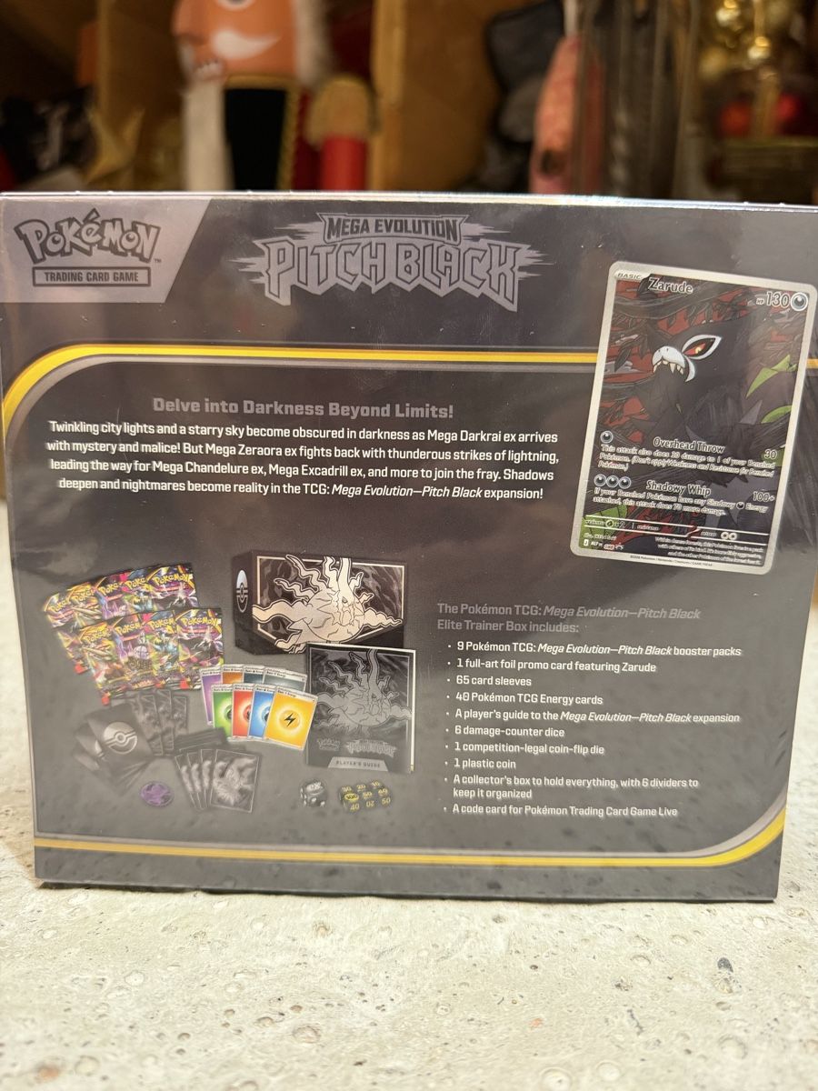 Pokémon Carte collezionabili: POKEMON ETB PITCH BLACK ENG NEW!!! – Nuovo e nell'imballaggio originale da Manno venduto da Ariele- 3