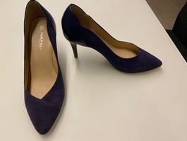 Escarpins couleur bleu marine talon 8cm