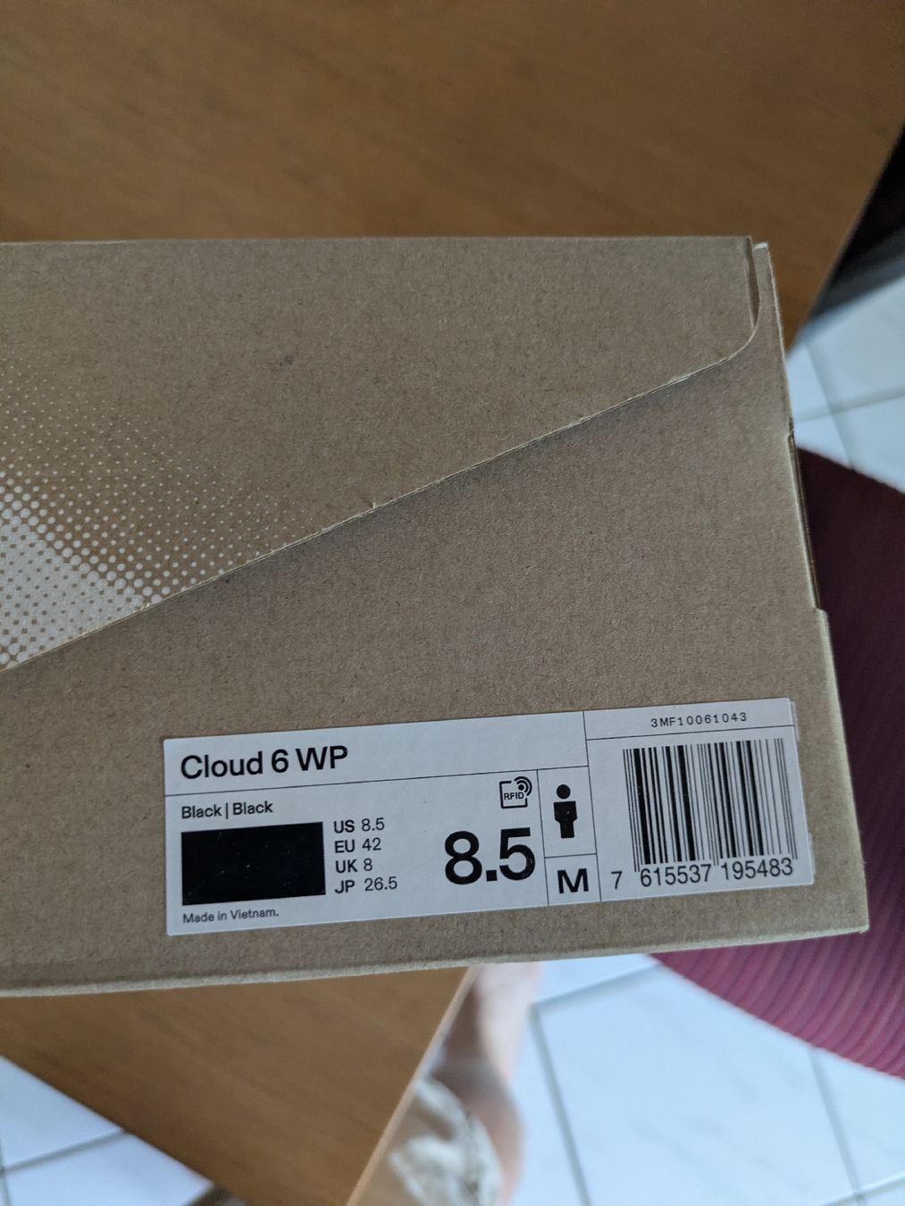 On Herrenschuhe: ON Cloud 6 WP Herrenschuh Schwarz EU 42neu mit Box – Neu und originalverpackt aus Bettenhausen von Fessler89 4