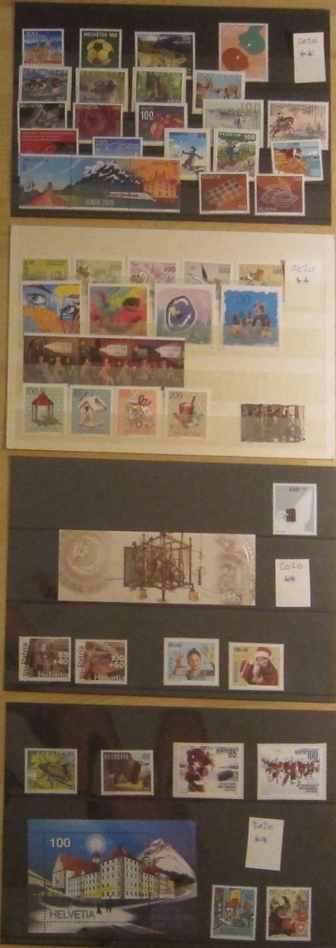 Alle Briefmarken: 2020 série annuel neuve ** – Gebraucht aus La Tour-de-Peilz von amjust