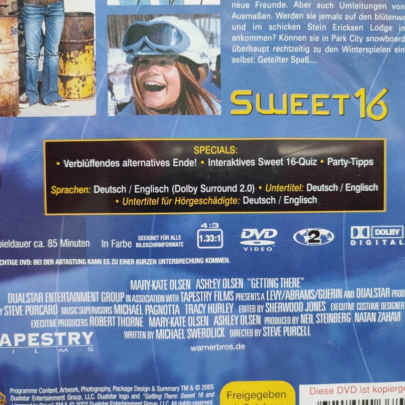 Tutti i DVDs: Sweet 16 - Willkommen im Leben – Usato da Dübendorf venduto da kb86_MOVIE 2