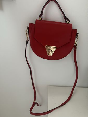 Handbag Christian Laurier red excellent condition