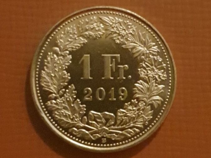 Tutti le monete: 1 Franken 2019 unzirkuliert! – Nuovo (secondo la descrizione) da Biel/Bienne venduto da underdogs 1