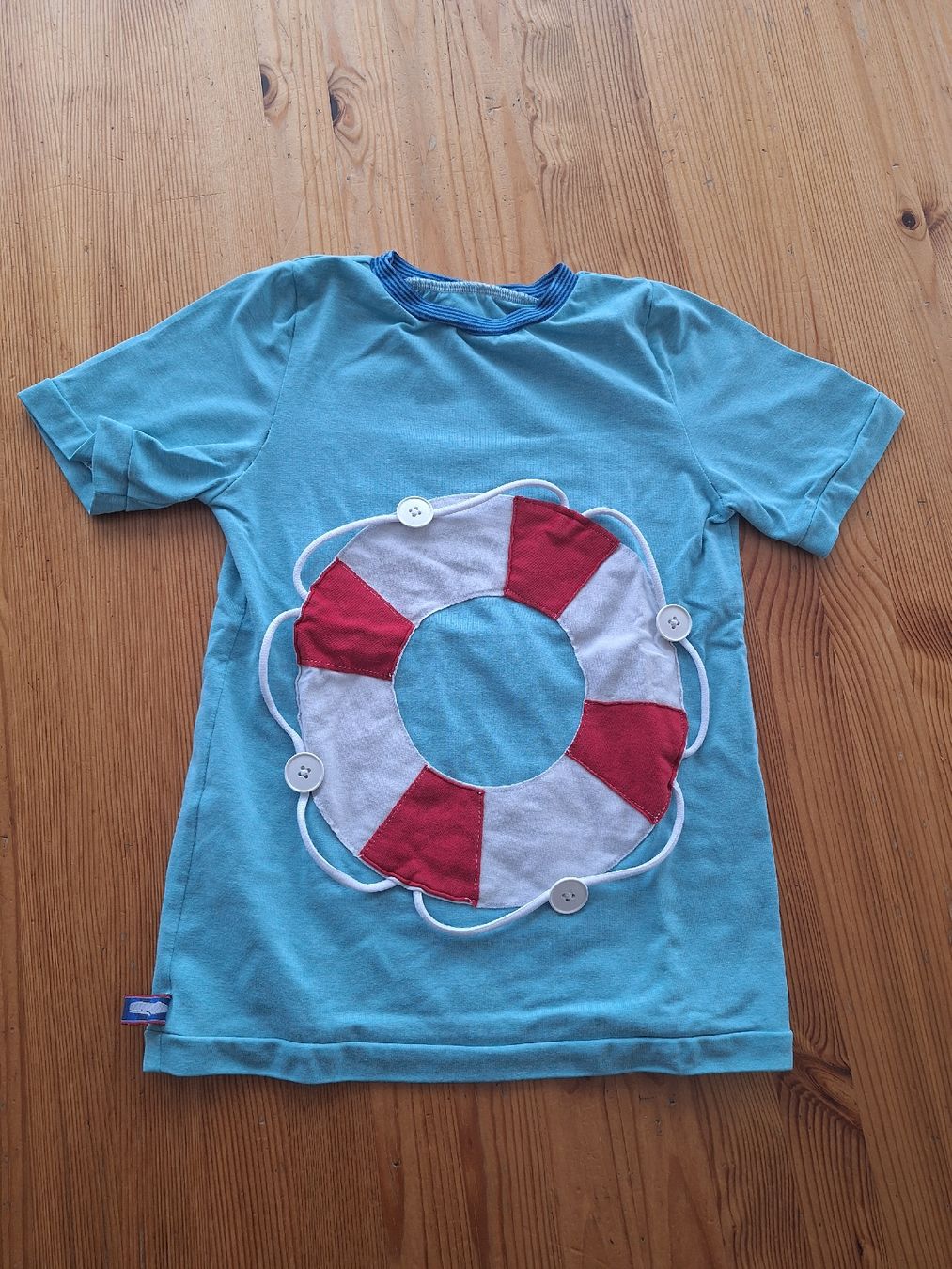 T-shirt: Geburtstags-T-Shirt "7" HAND-MADE – Usato da Aesch BL venduto da ChezToKa