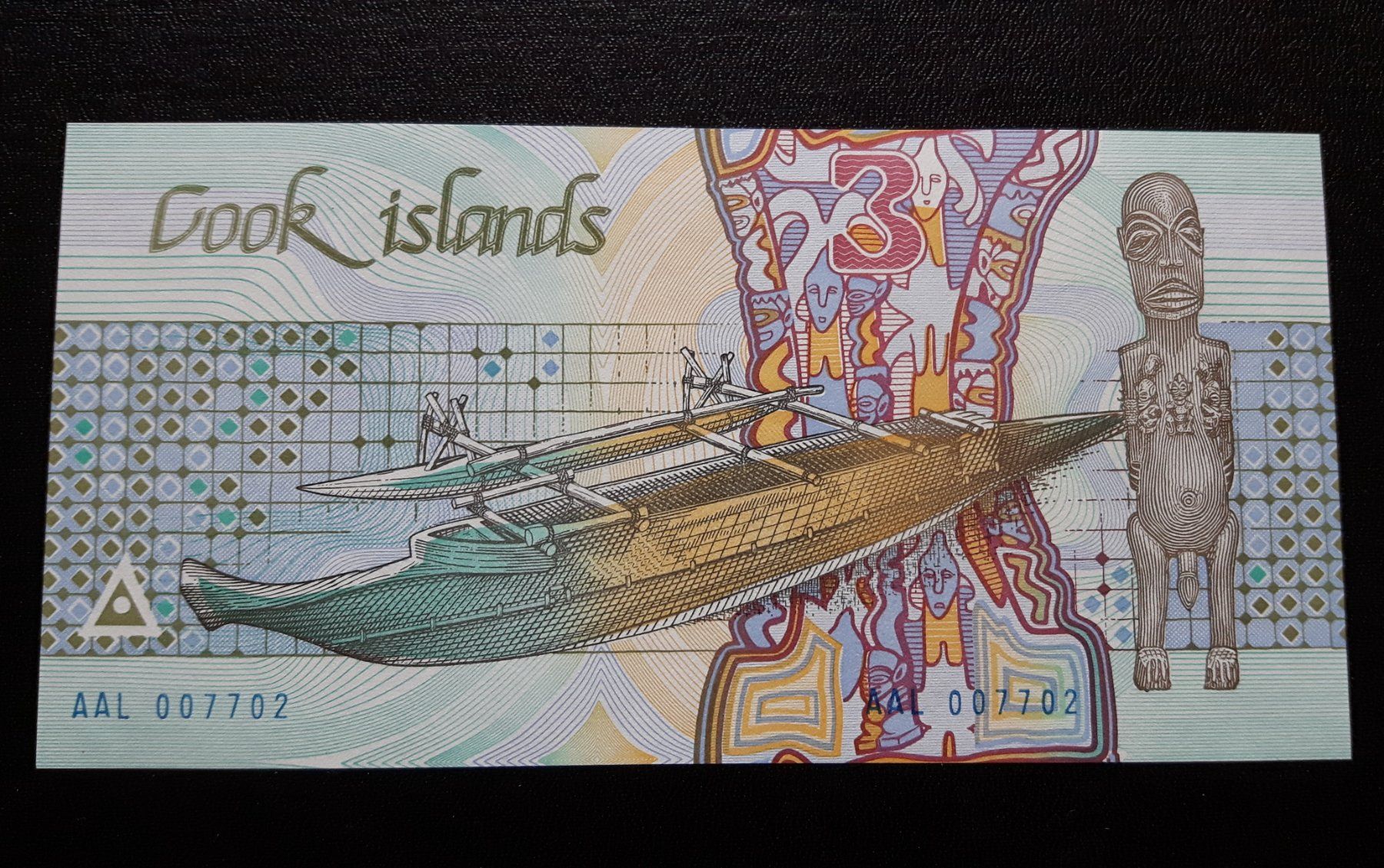 Banconote: 3$ COOK ISLANDS 1987 – Nuovo (secondo la descrizione) da Zürich venduto da brinkosos 1