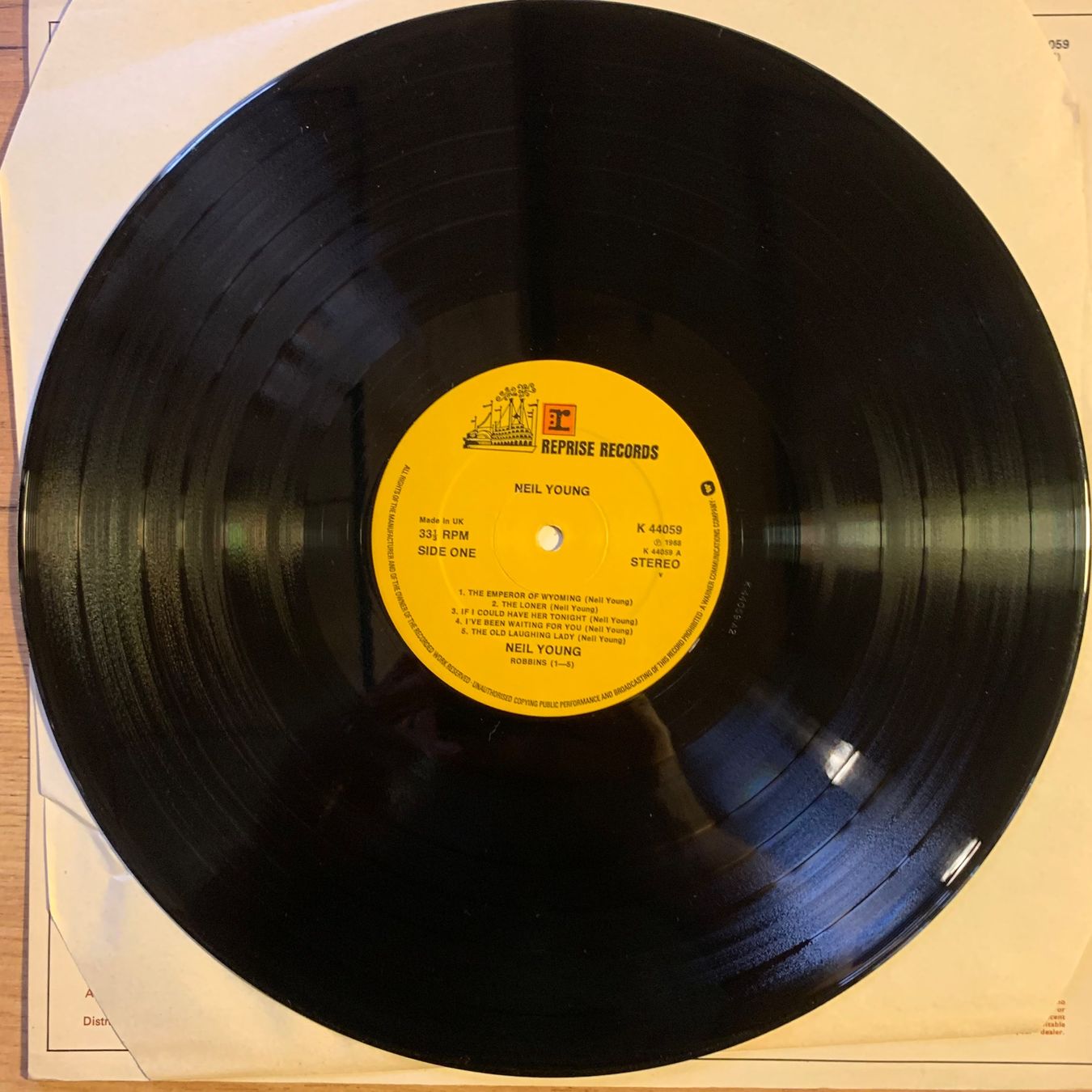Dischi in vinile: NEIL YOUNG - NEIL YOUNG...RE UK...EX/EX – Usato da Gals venduto da Diskopatshop 2