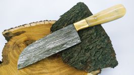 GEPRÜFT: 1A Damast Messer Chefmesser Knife Sammelmesser
