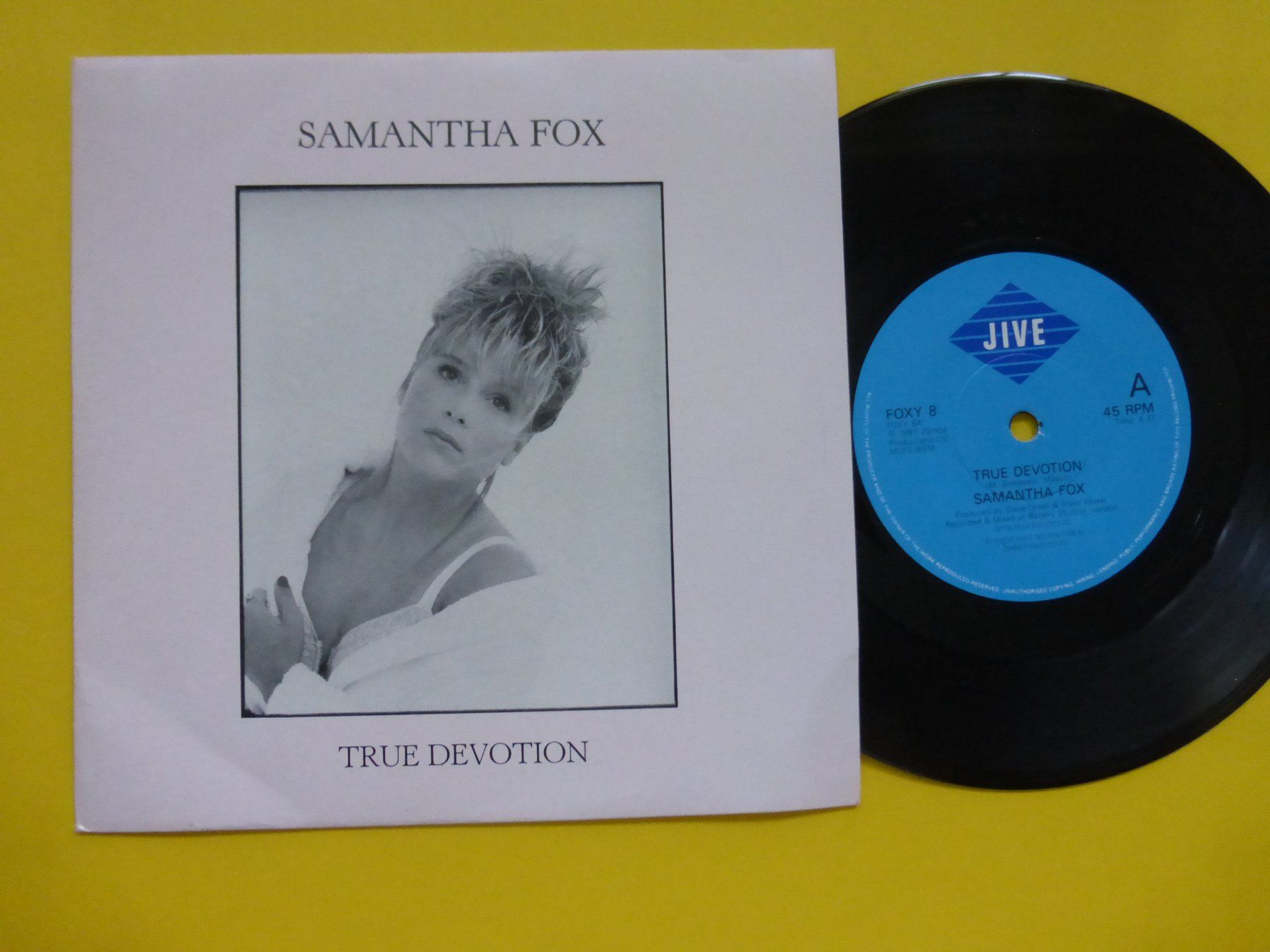 Schallplatten: Samantha Fox – True Devotion – Gebraucht aus Zürich von Swiss57