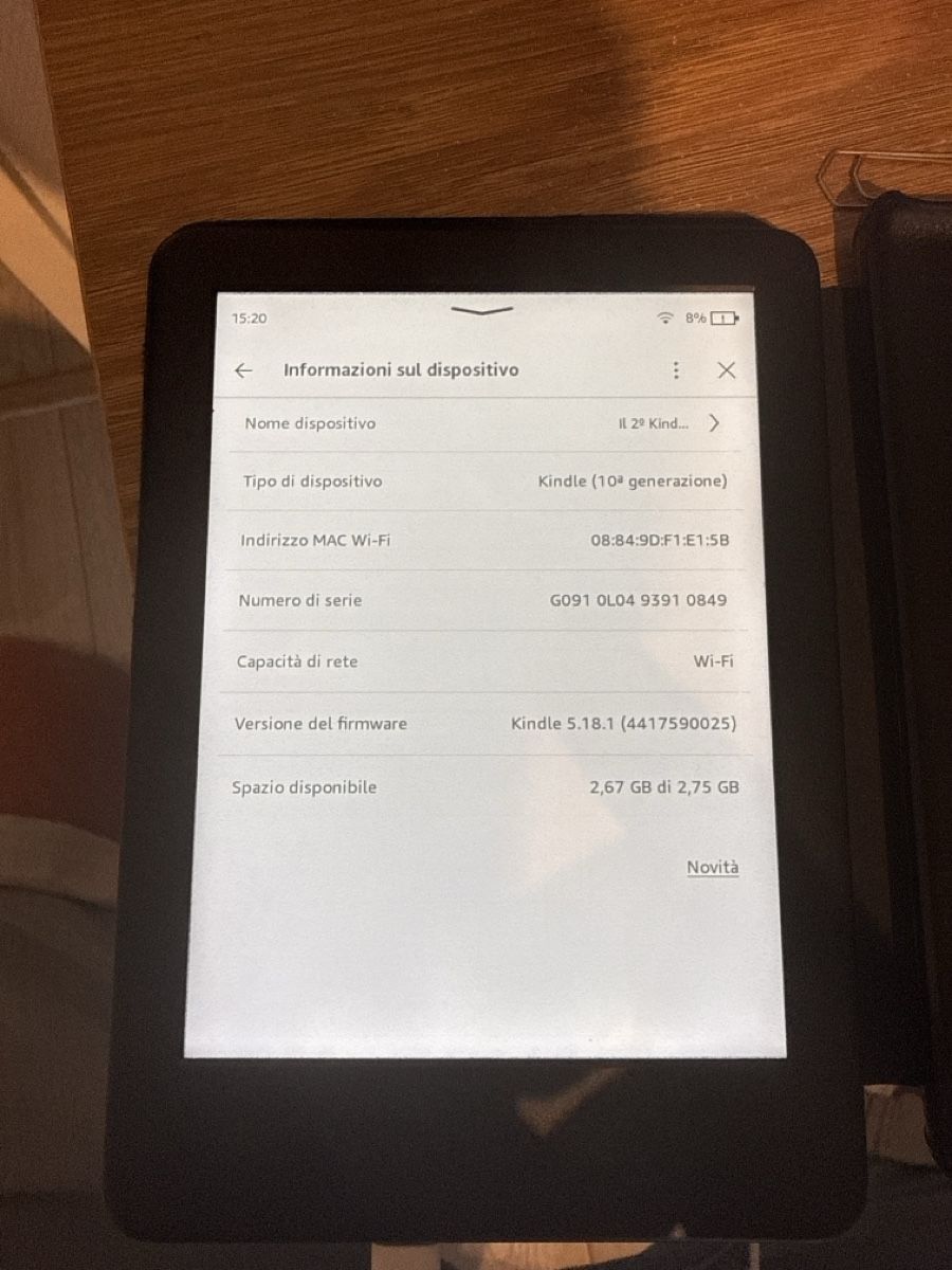 Amazon Tablet PC: Liseuse Amazon Kindle 10e generation noir bon etat – Gebraucht aus Genève von ono_f8gl 1