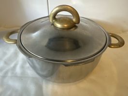 Kuhn Rikon Durotherm Kochtopf 2 Liter Edelstahl 18 cm