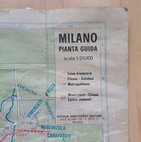 URALTE KARTE VON MILANO